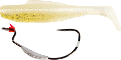 Z-Man 4 Inch DieZel MinnowZ & ZWG Weighted Swimbait Hook Combo