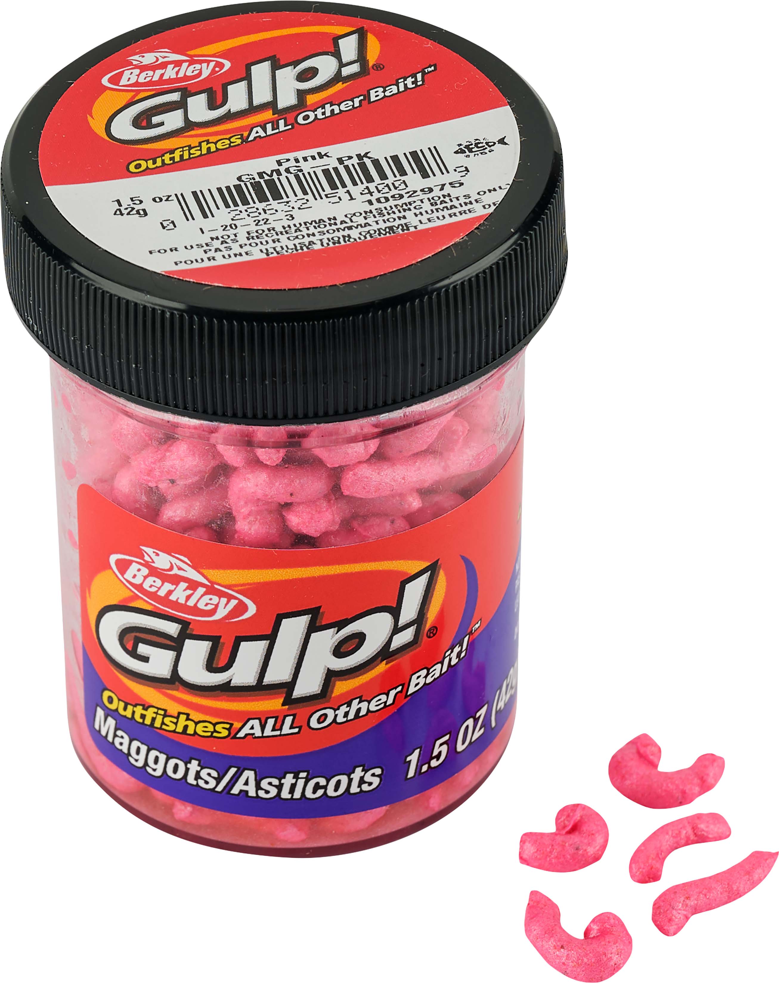 Berkley Gulp! Maggot Fishing Bait, Red Wiggler, Extreme Scent Dispersion,  Great Replacement for Live Maggots, Ideal for Panfish, Trout, Crappie, and  More : : Sports & Outdoors