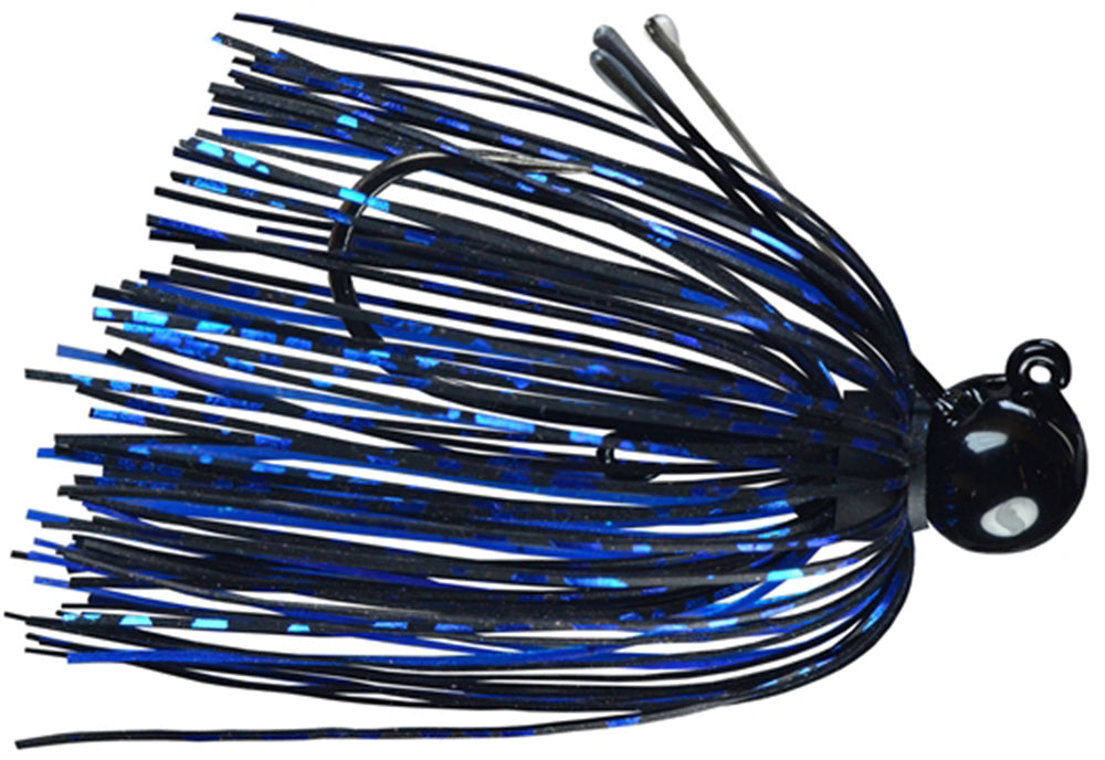 Black/Blue Shower - 3/8 oz - 4/0