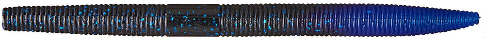 Gambler Fat Ace Soft Plastic Stickbait 5 pack - Black Blue Tail