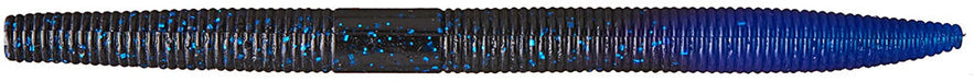 Gambler Fat Ace Soft Plastic Stickbait 5 pack - Black Blue Tail
