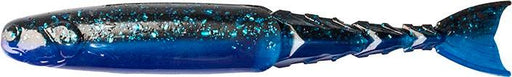 Z-Man Chattershad Soft Plastic Trailer - 3.5 Inch - Black/Blue Laminate