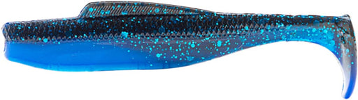 Z-Man DieZel MinnowZ 4 inch Soft Paddle Tail Swimbait 5 pack - Black Blue Laminate