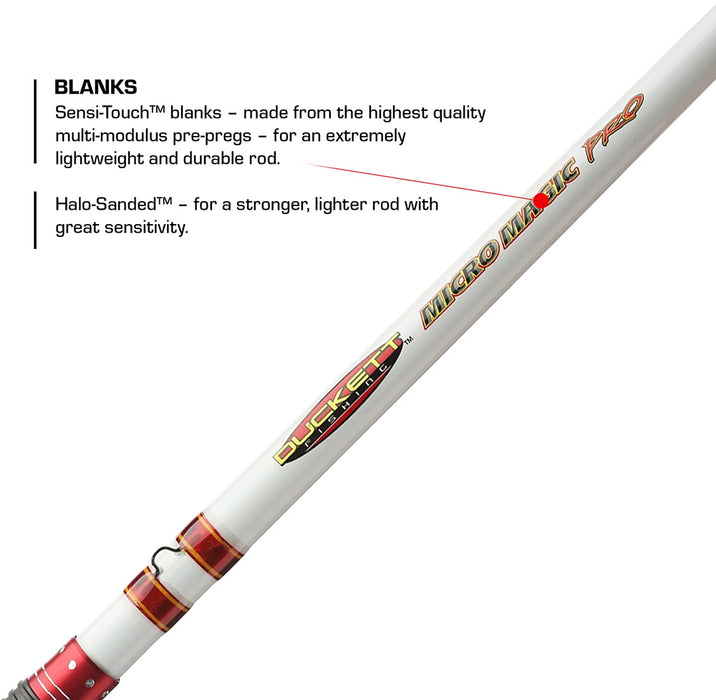Duckett Fishing Micro Magic Pro Series All-Purpose Casting Rod