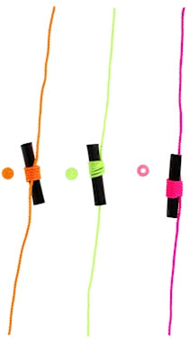 Eagle Claw Multi-Color Bobber Stoppers Multi-Color