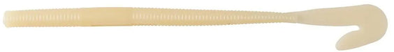 YUM Thump'n Dinger Soft Plastic Cut Tail Worm - Bone