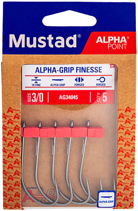 Mustad Alpha-Grip Finesse Hooks