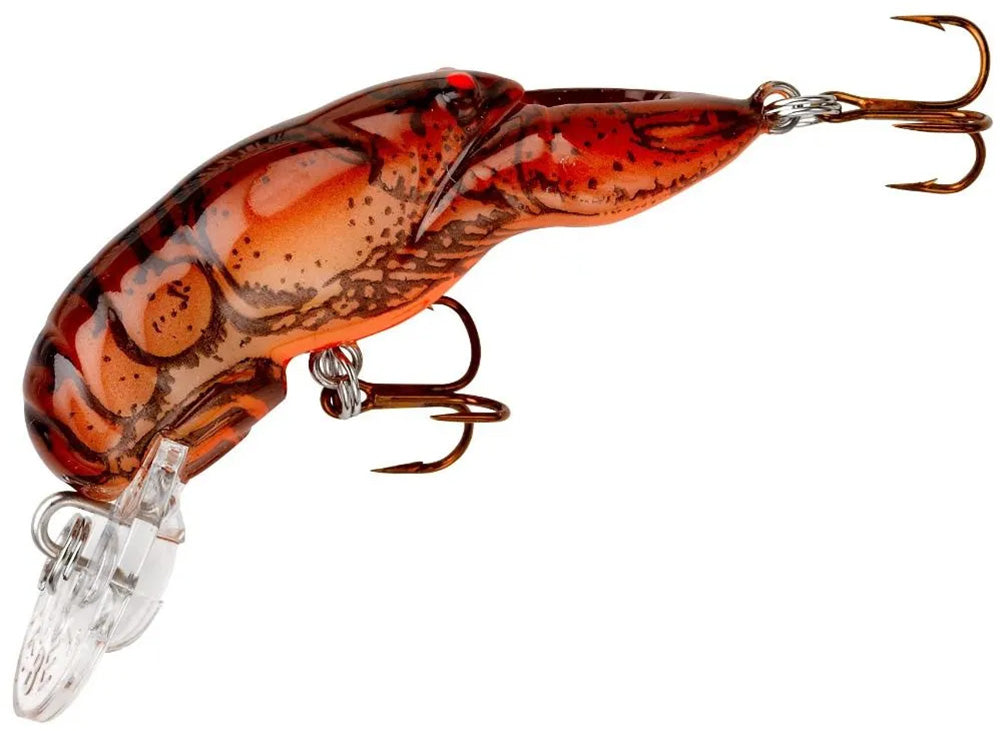 clicking craw fish lure Rebel Teeny Wee Crawfish Chartreuse / Green Back