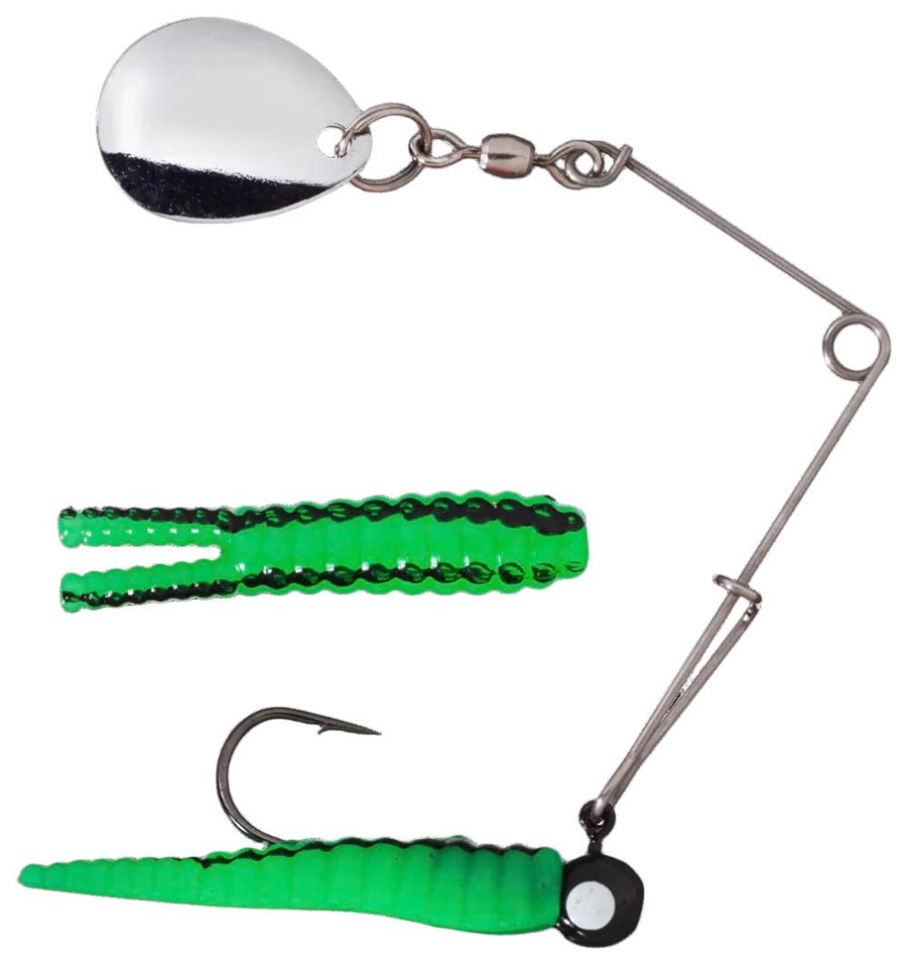 fishing beetle lures Sparkle Jig Spin 1/4oz / 01 (Clear/Glitter) harder vibrations that call fish from extended distances H&H Sparkle Beetle Jig Spin,