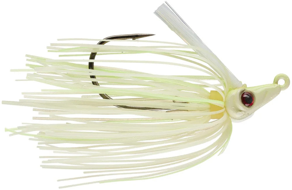 Booyah Mobster Swim Jig - Chartreuse Ghost Bone