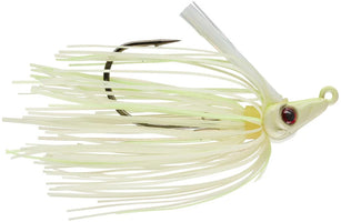 Booyah Mobster Swim Jig - Chartreuse Ghost Bone