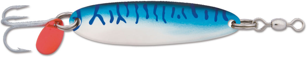 Chrome/Blue Mackerel - 3.3125 inch - 1 oz