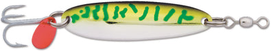 Chrome/Green Mackerel - 3.3125 inch - 1 oz