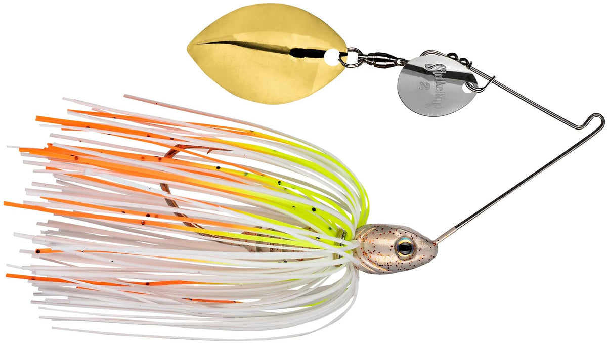 Strike King Tour Grade Colorado/Willow Spinnerbait 3/8oz Green Tomato