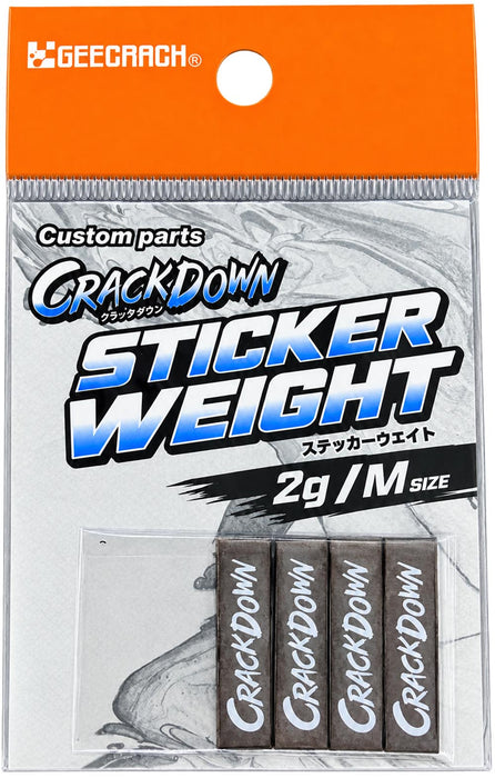 Geecrack Crackdown Sticker Weights