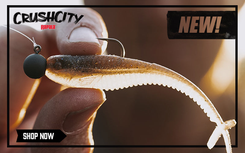 Shop the new Rapala Crush City Baits and save