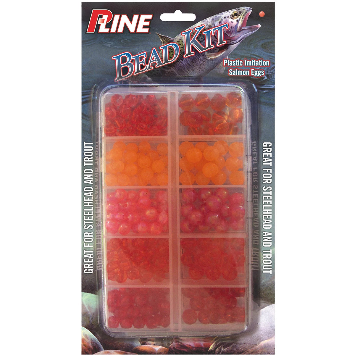 egg and hook fly fishing bead P-Line Trout Bead Assortment