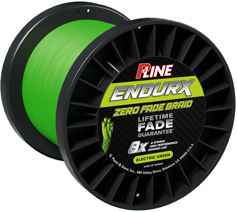 P-Line EndurX Braid Bulk Spools - Electric Green