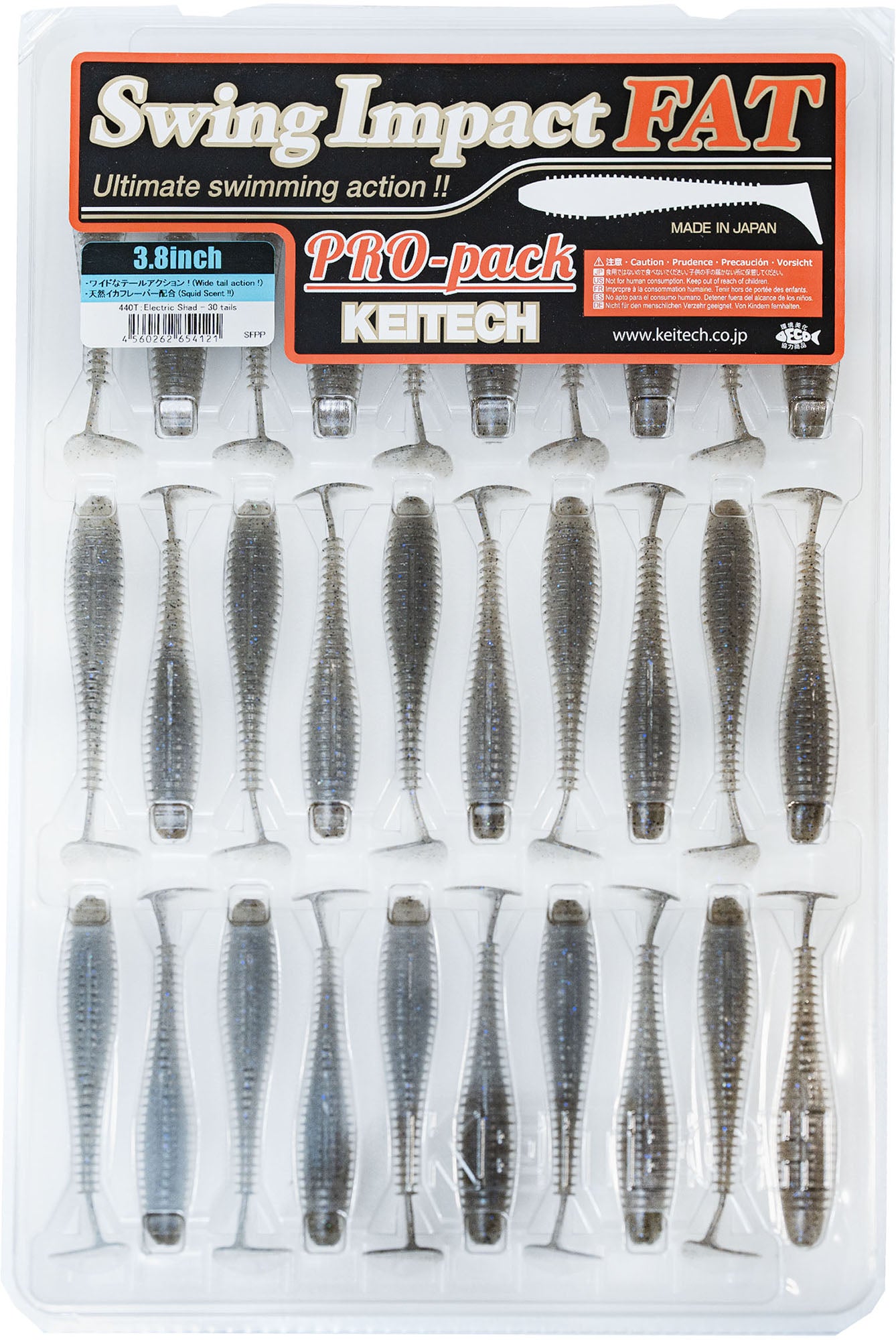 Keitech 3.8" FAT Swing Impact Pro Pack Smallmouth Magic Keitech 3.8" FAT Swing Impact Pro Pack Smallmouth Magic