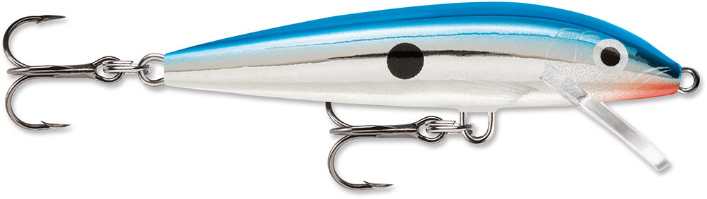 blue silver and orange belly rapala fishing lures Rapala Original Floater 07 Chrome Blue