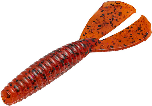 Strike King Twin Tail Rage Menace 3.5 inch Soft Plastic Grub 8 pack - Fire Craw