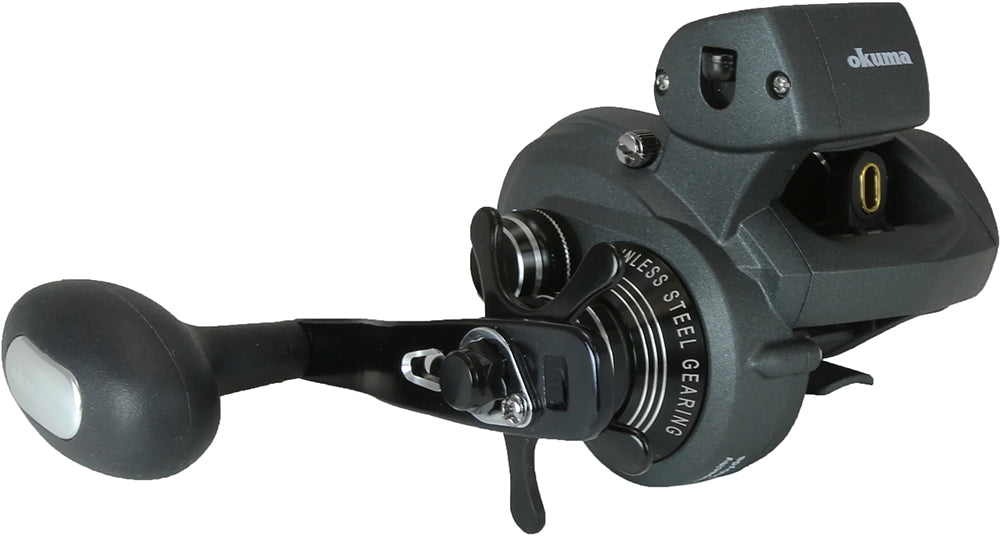 okuma bait cating reels Okuma Coldwater SS Linecounter Low Profile Baitcasting Reels — Discount Tackle