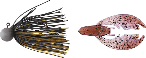 Keitech Tungsten Model II Football Jig & NetBait Tiny Paca Chunk Combo