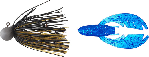 Keitech Tungsten Model II Football Jig & NetBait Tiny Paca Chunk Combo