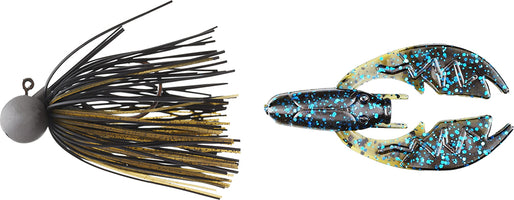 Keitech Tungsten Model II Football Jig & NetBait Tiny Paca Chunk Combo