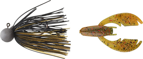 Keitech Tungsten Model II Football Jig & NetBait Tiny Paca Chunk Combo