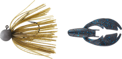 Keitech Tungsten Model II Football Jig & NetBait Tiny Paca Chunk Combo