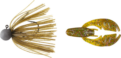 Keitech Tungsten Model II Football Jig & NetBait Tiny Paca Chunk Combo