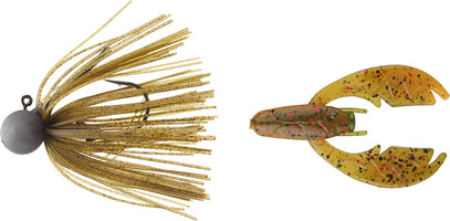 Keitech Tungsten Model II Football Jig & NetBait Tiny Paca Chunk Combo