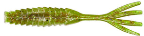 Gambler Komodo Jr. Jig Trailer - 3.25 Inch - Gold Shiner