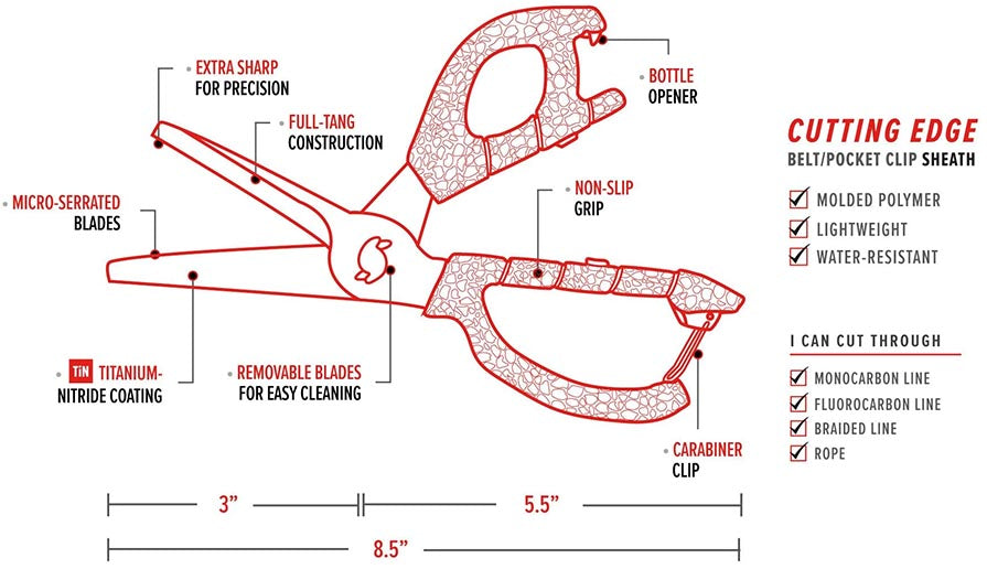 Bubba Large Shears - 8.5 Inch