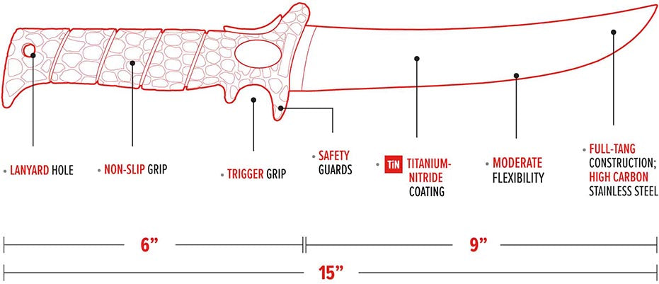 Bubba Flex Fillet Knife - 9 Inch