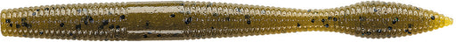 Daiwa Yamamoto Neko Fat Worm 5 inch 10 pack - Green Pumpkin Black Flake