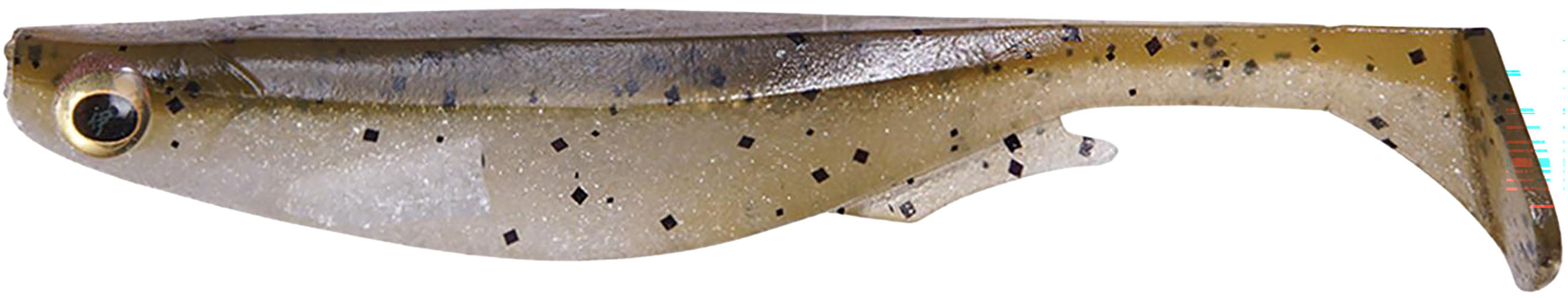 Megabass Spark Shad Paddle Tail Swimbait - 4 Inch - Green Pumpkin Shad