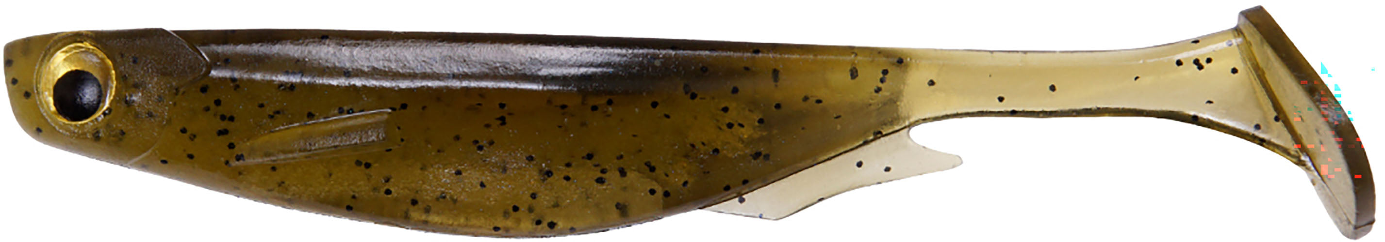 Megabass Spark Shad Paddle Tail Swimbait - 4 Inch - Green Pumpkin