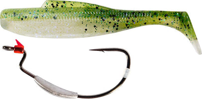 Z-Man 4 Inch DieZel MinnowZ & ZWG Weighted Swimbait Hook Combo