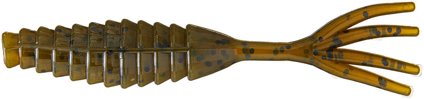 Gambler Komodo Jr. Jig Trailer - 3.25 Inch - Green Pumpkin