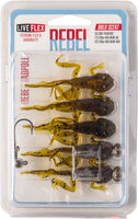 Rebel Tadpole Soft Plastic Toad Kit - 2.5 Inch