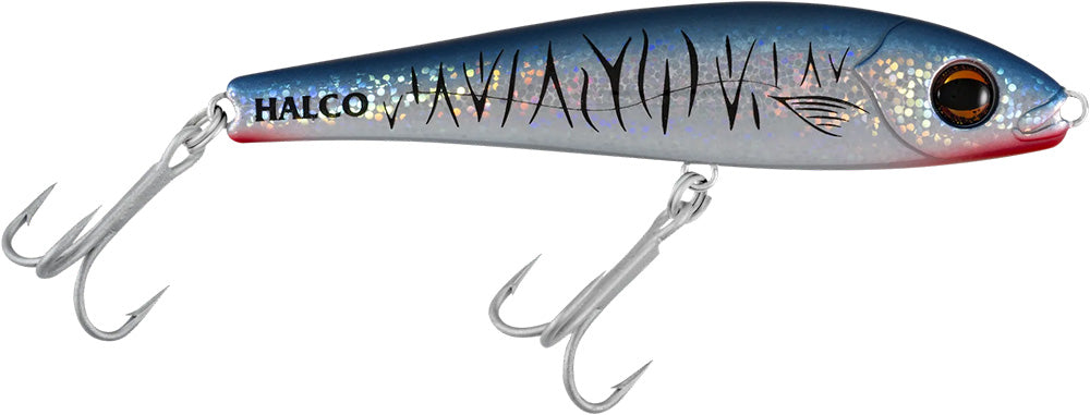 chrome fishing lures for sale Halco SD105#R49 Slidog 105 #R49 Chrome Tiger 4", 1oz