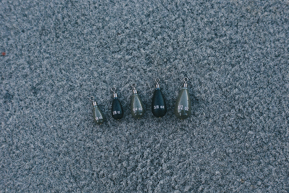 Departure Outdoors Tungsten Free Rig Weights - 5 Pack