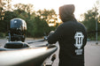 Discount Tackle fishing and lifestyle apparel. DT Interlock hooded sweatshirt back design.