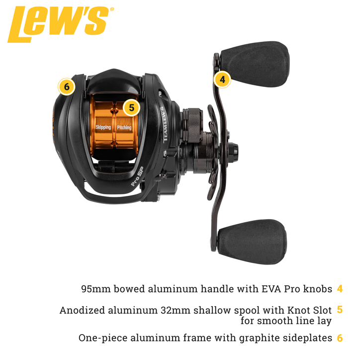 Team Lew's Pro SP Baitcast Reel