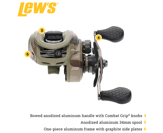 american hero baitcast reel Lew's American Hero Tier 1 Baitcast Reel