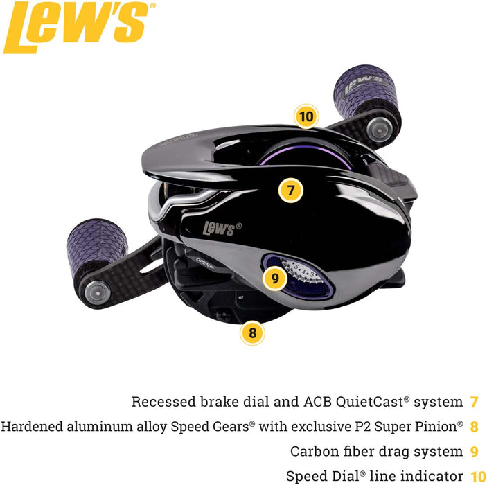 Team Lew's Pro TI Gen Baitcasting Reel — Discount Tackle