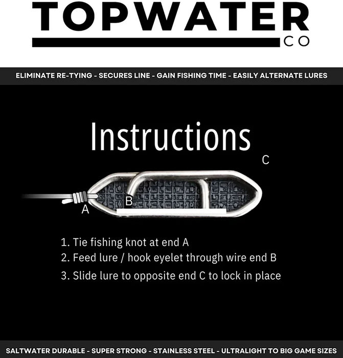 Topwater Co Speed Clips Sample Pack - 8 Pack