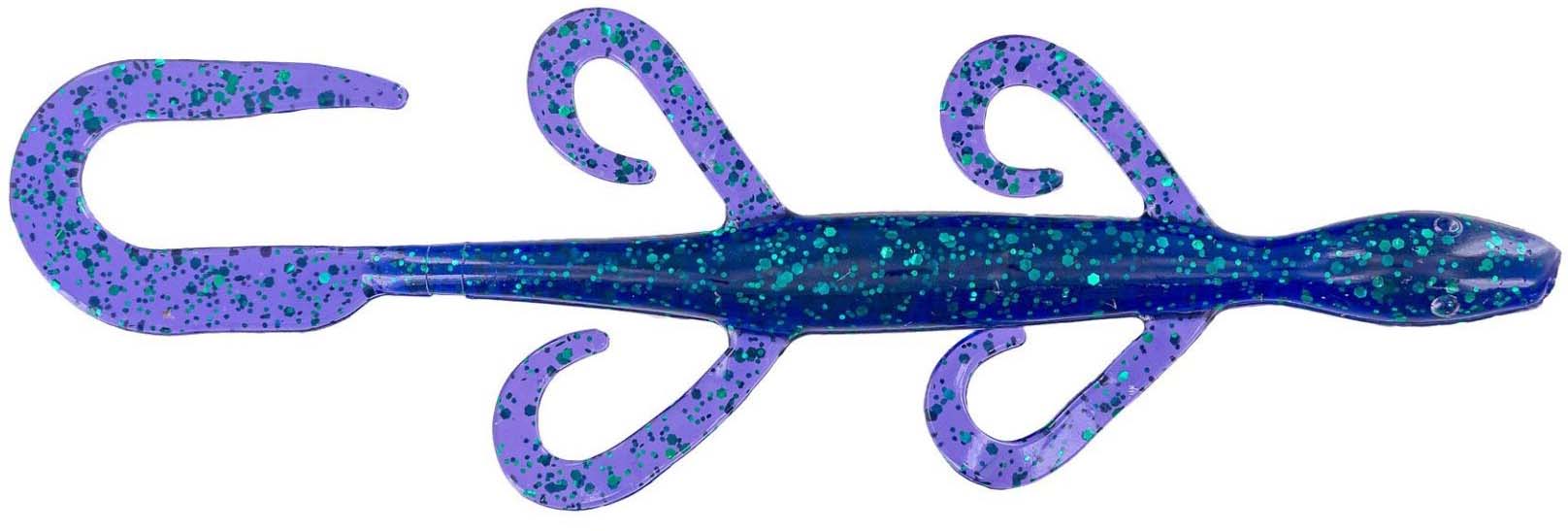 bass lure lizard Big Bite Baits 6" Pro Lizard, Junebug